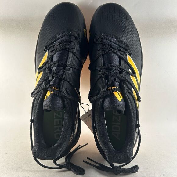 NEW Adidas Adizero Afterburner Mens Metal Baseball Cleats Gold Size 12 H00974 - Picture 5 of 8